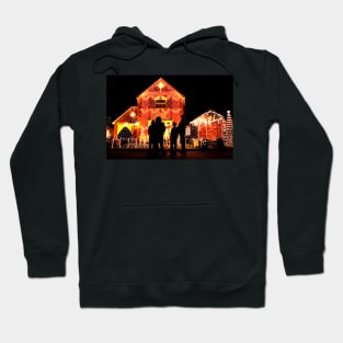 Christmas Xmas Lights Illuminated Decorations Hoodie